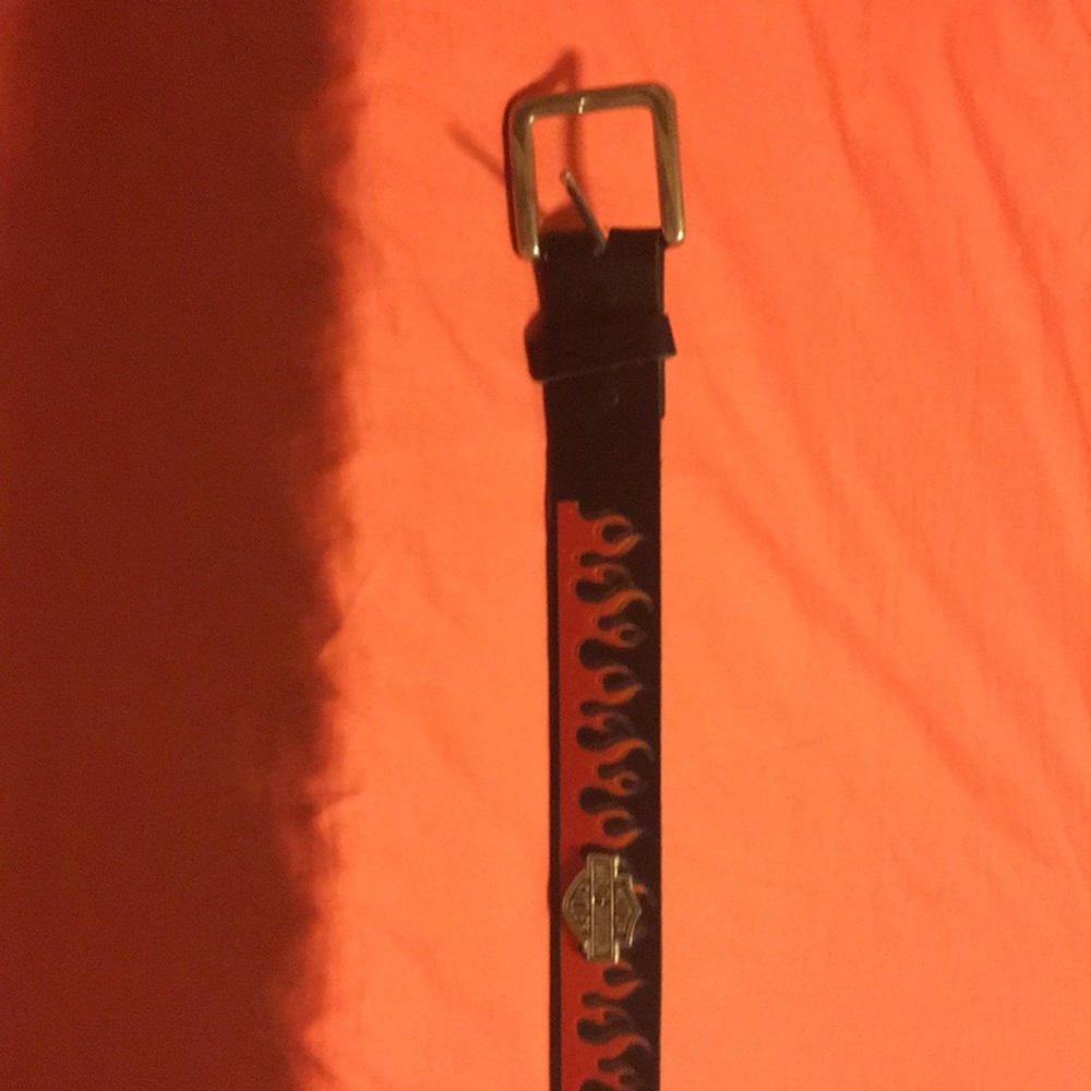 Leather Harley Davidson belt